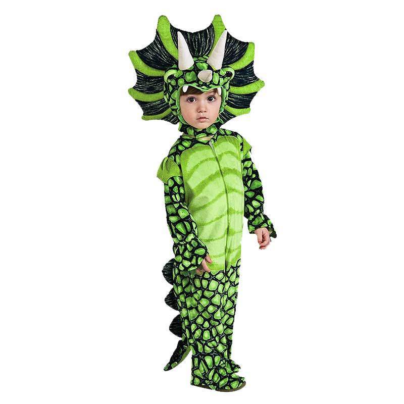 Kids Dinosaur Costume | Funny Jurassic Jumpsuit for Boys & Girls | Halloween & Party Outfit