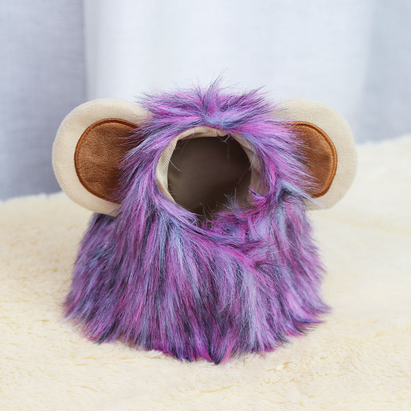 Funny Pet Costume Collection | Lion Mane, Bunny Ears & Birthday Hats for Dogs & Cats | Cute Cosplay Accessories for Pets