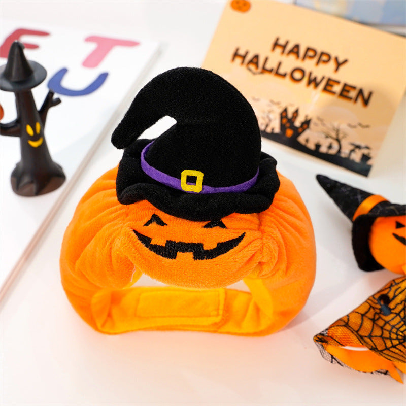 Halloween Costume for Pets | Funny Pumpkin Outfit for Dogs & Cats | Soft Festive Clothes for Small Pets